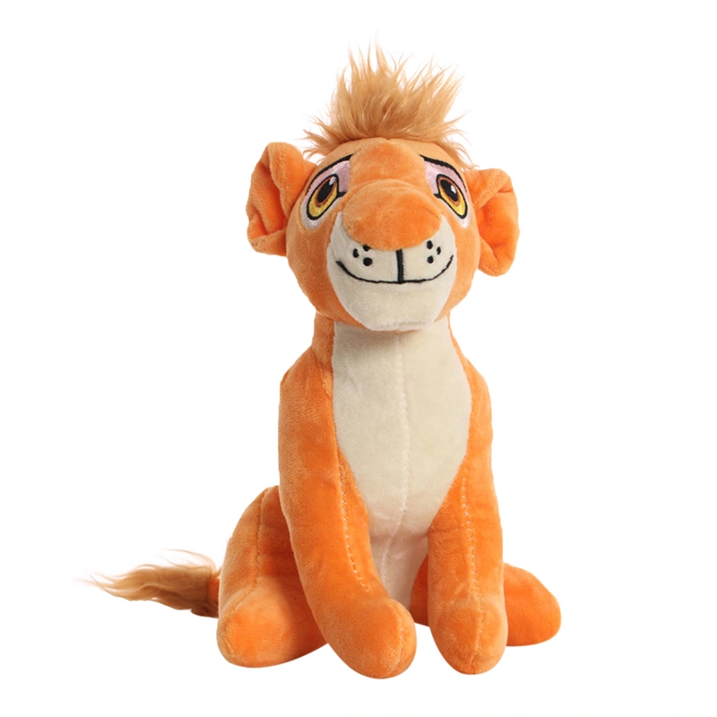 Cute Stuffed Lion Plush Animals Toy Soft Throw Pillows for Home