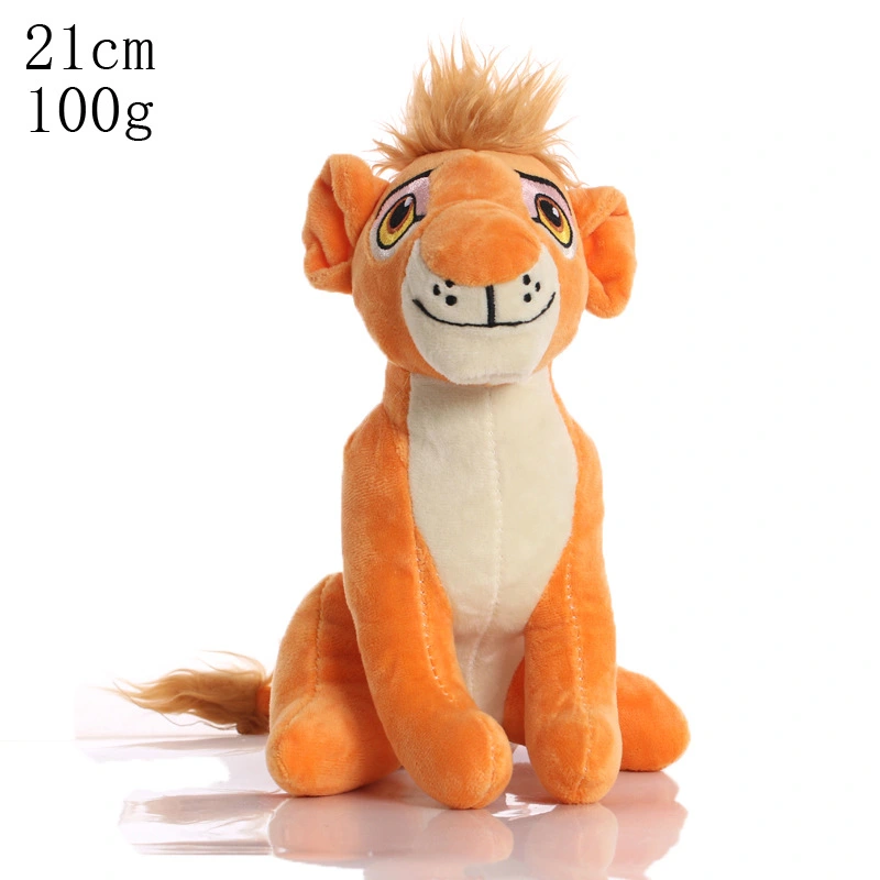 Cute Stuffed Lion Plush Animals Toy Soft Throw Pillows for Home