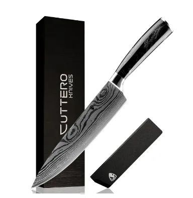 Cuttero Black Universal Kitchen Knife