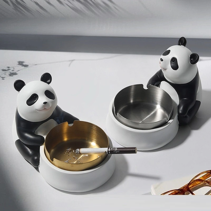 Creative Panda Peripheral Ashtray Decoration