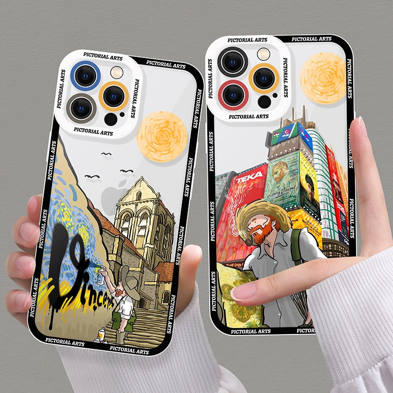 Internet Celebrity Uncle Mobile Phone Transparent Case