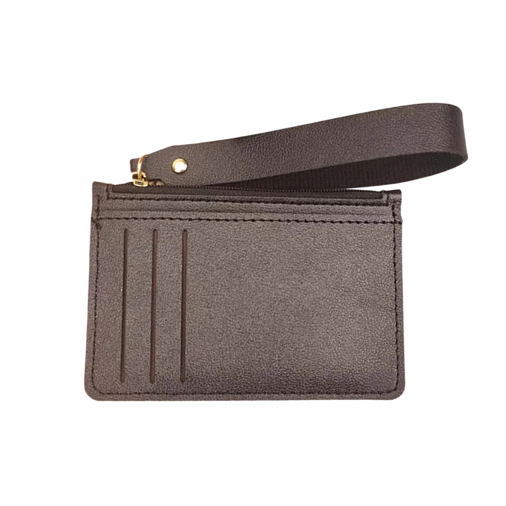 Women's Slim Minimalist Card Holder PU Leather Coin Changes Purse