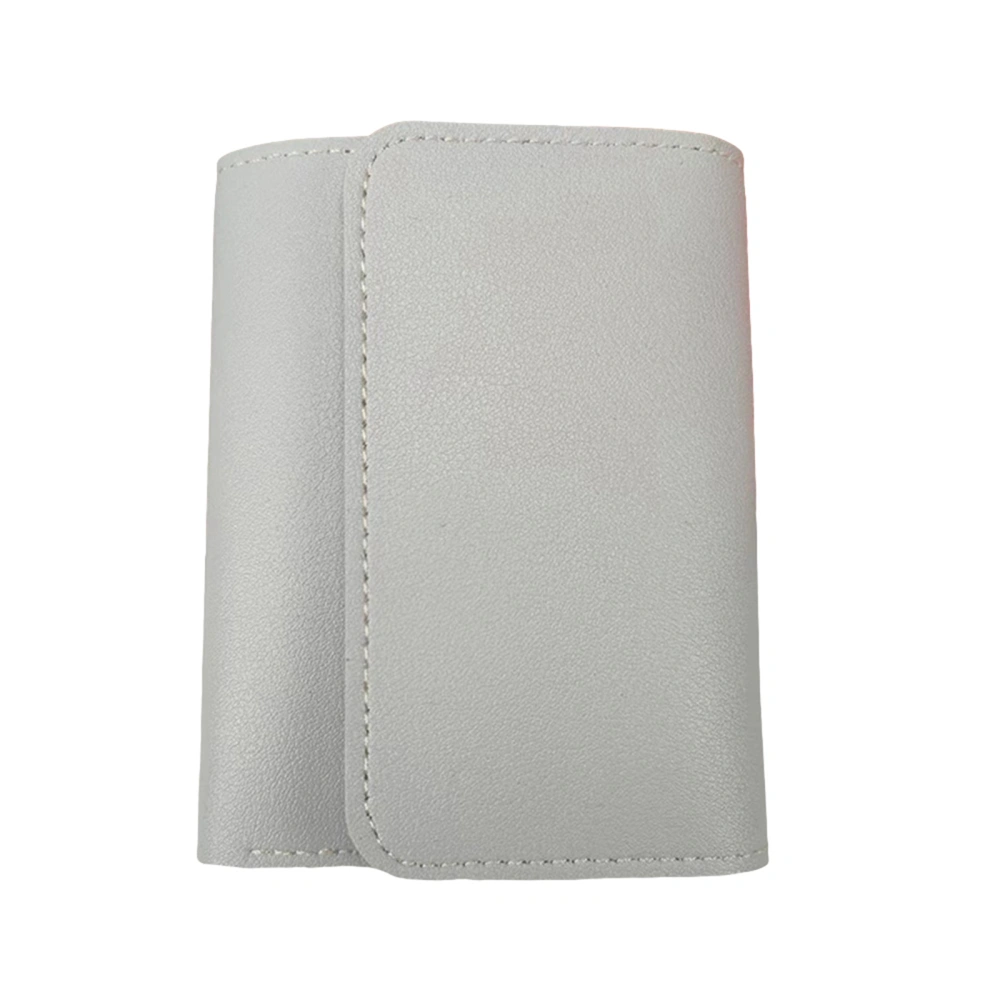 Women's Leather Trifold Wallet Classic Small Credit Card Holder