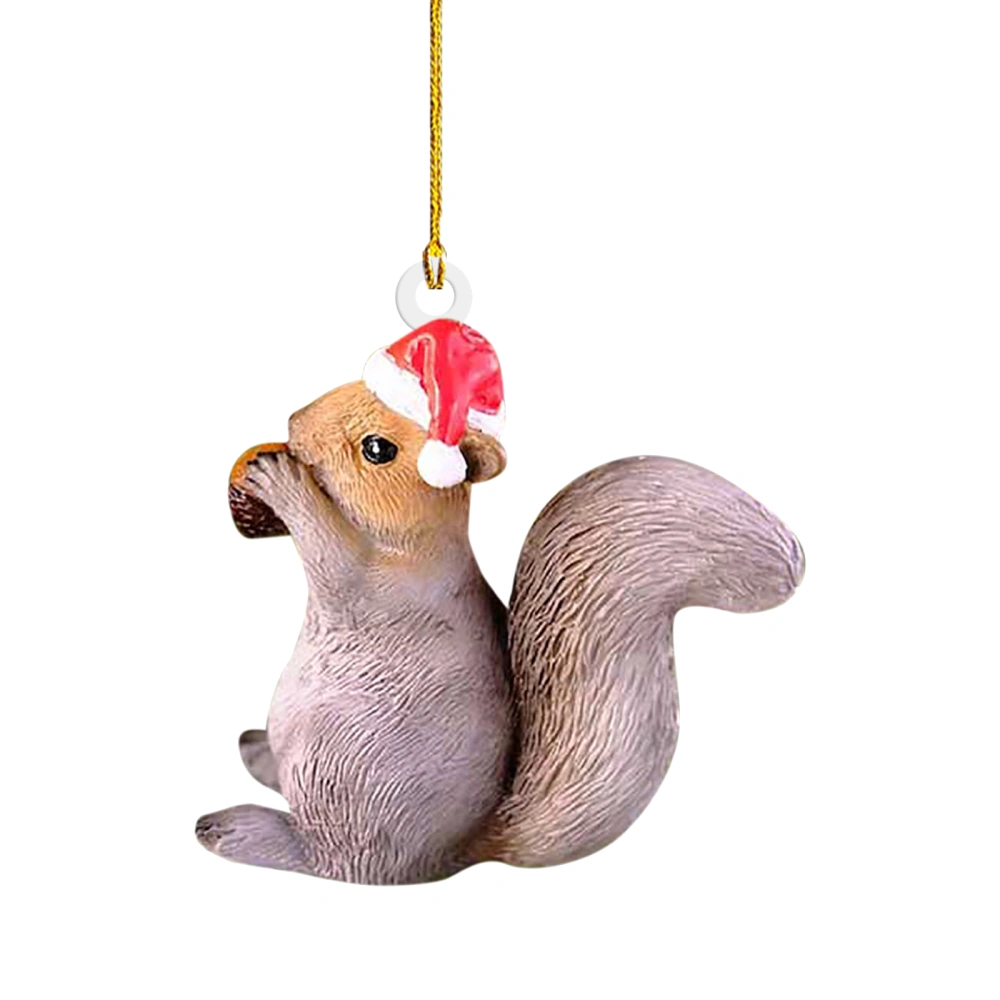 Christmas Tree Ornaments Cute Woodland Animal Hanging Decorations