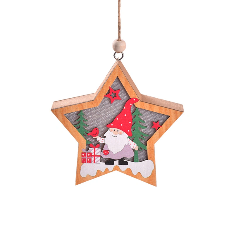 Christmas Tree Light up Decoration Cute Hanging LED Ornaments for Desk