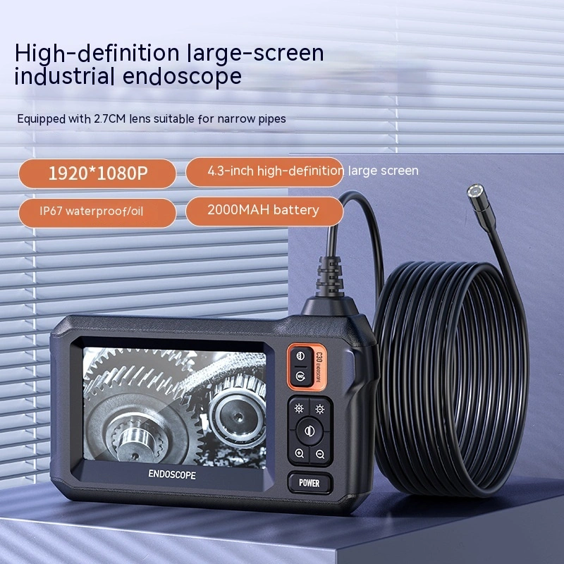 HD Car Repair Detector With Screen Pipeline Camera