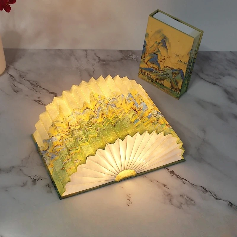 Chinese Style Folding Boy Lamp Ambience Light