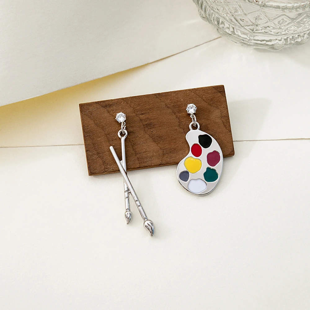 Artistic Elegant Asymmetry Ear Studs