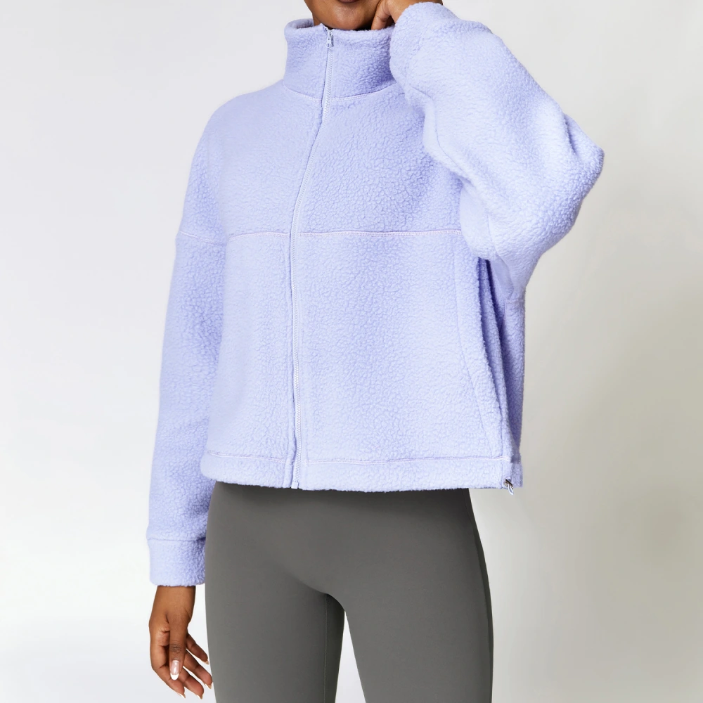 Women's Winter Outdoors Running Fitness Warm Polar Fleece Jacket