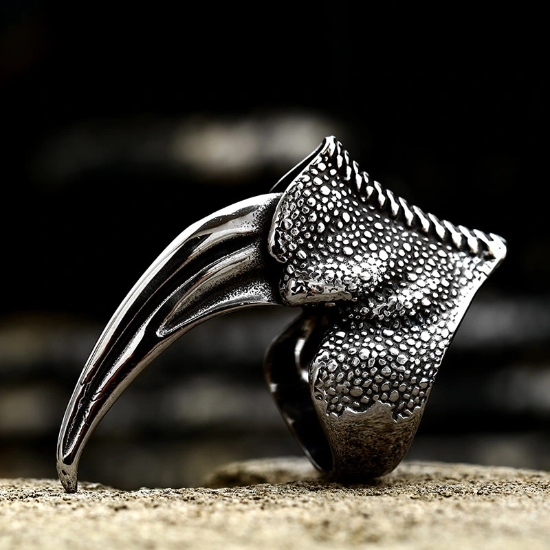 Stainless Steel Men's Paw Ring