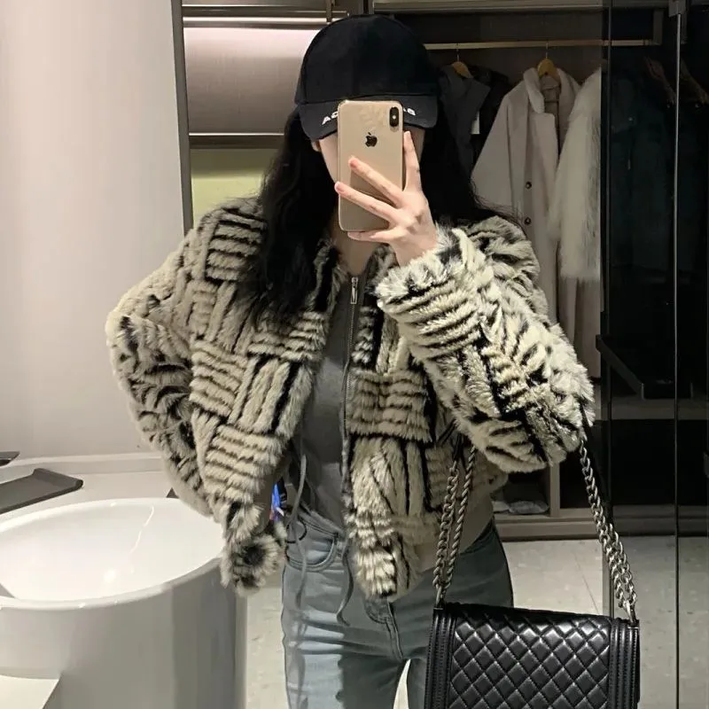 Fur Coat For Women Thickened Lamb Wool Short