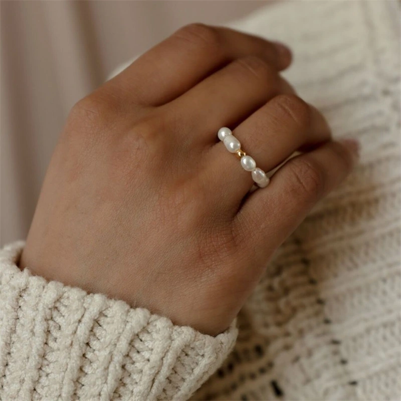 Simple Fashion Elegant Pearl Ring