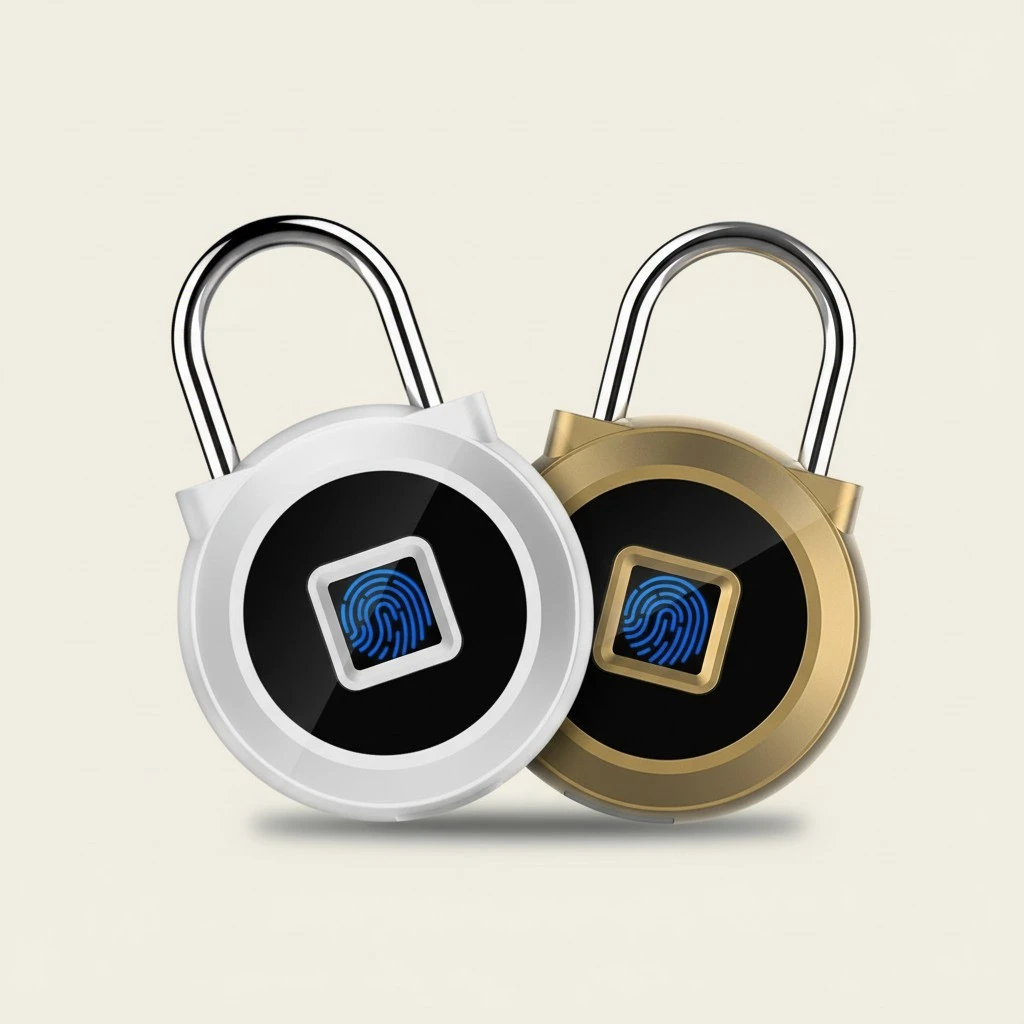 Smart Fingerprint Padlock Bluetooth APP Unlocking Electronic Locker Anti-theft Fingerprint Lock