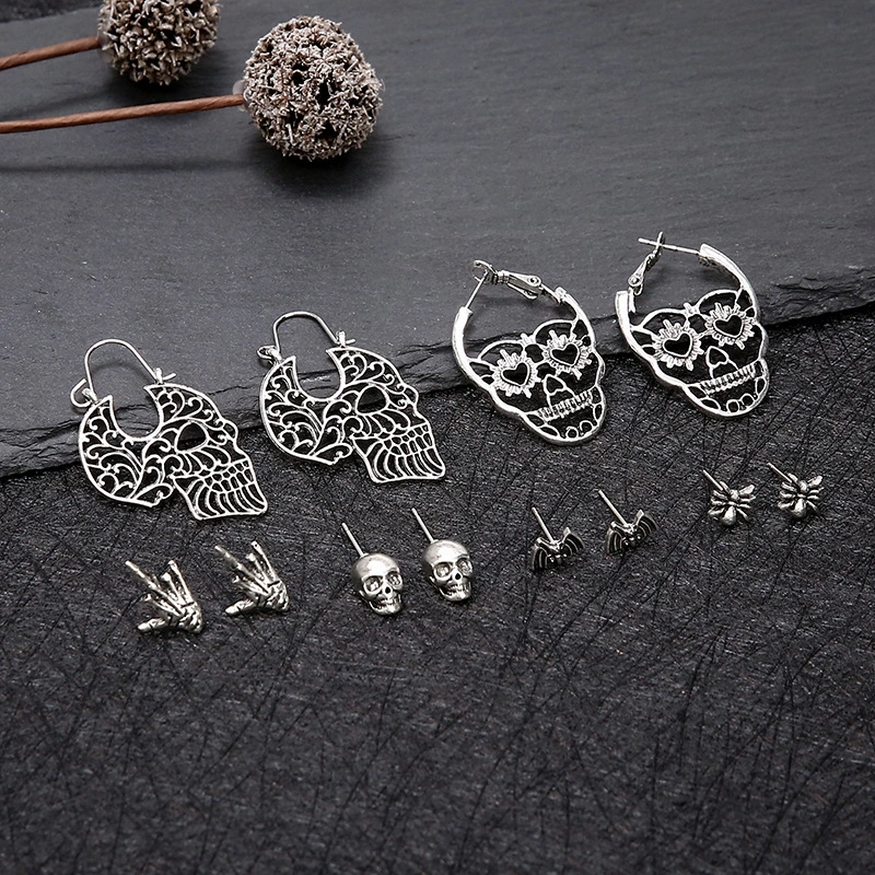 Fashion New Skull Mask Earrings