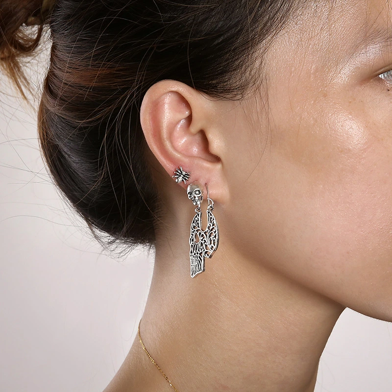 Fashion New Skull Mask Earrings