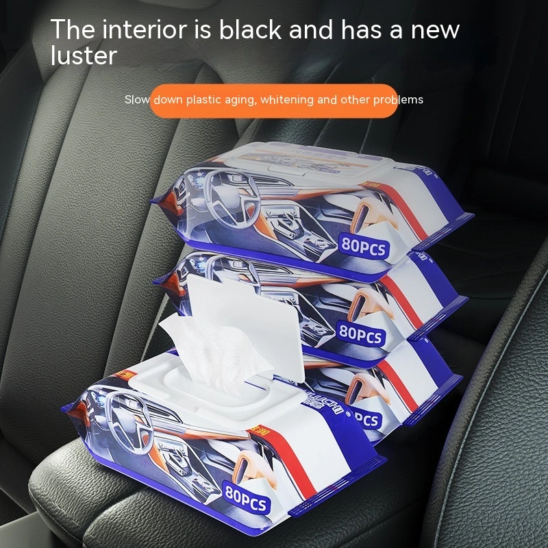 Car Interior Wax Wipes Cleaning Supplies