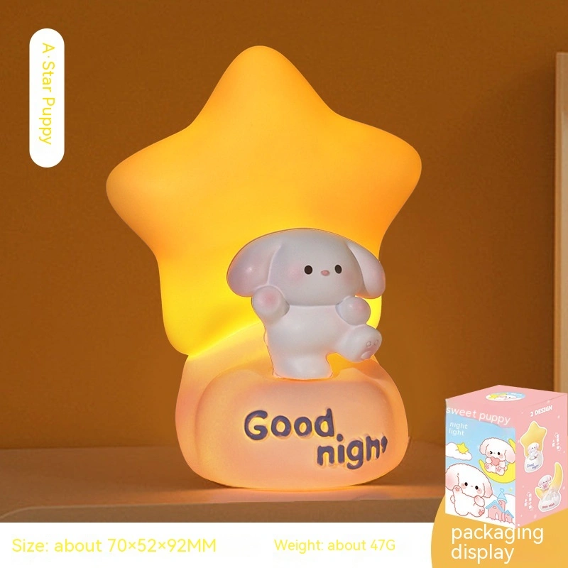 Sweet Puppy Small Night Lamp Cute Cartoon