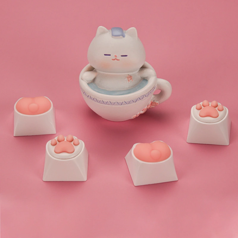 Creative Cat Claw Keycap Mechanical Keyboard