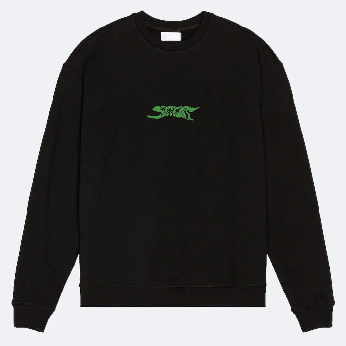 European And American Digital Round Neck Concept Printed Pullover