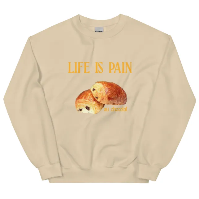 European American Fashion Floral Print Life Is Pain Round Neck Autumn And Winter Bottoming Long Sleeve