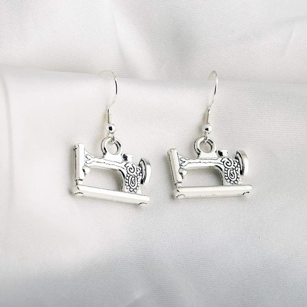 Women's Fashion Sewing Machine Earrings