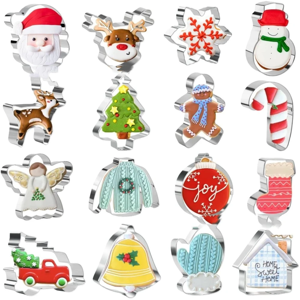 Christmas Cartoon Biscuit Mold Diy Tools