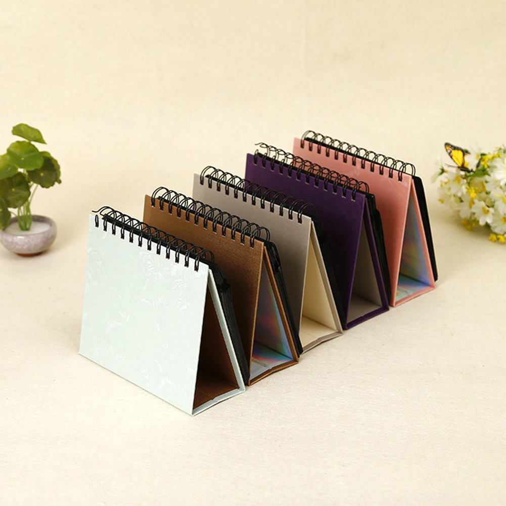 68 Pocket 4 Inch Desktop Calendar Style Paper Photo Album Collection Book Gift