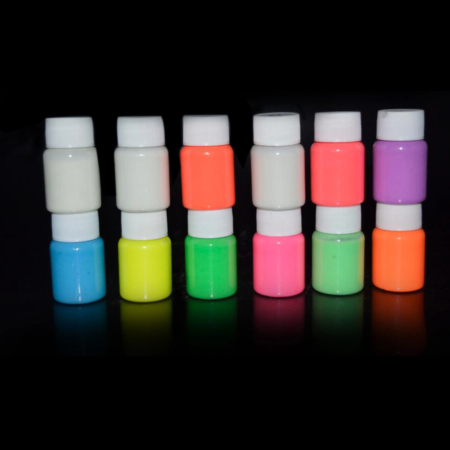 20g Paint Fluorescent Non-radioactive 12 Colors Multipurpose Luminous Paint for Ceramic