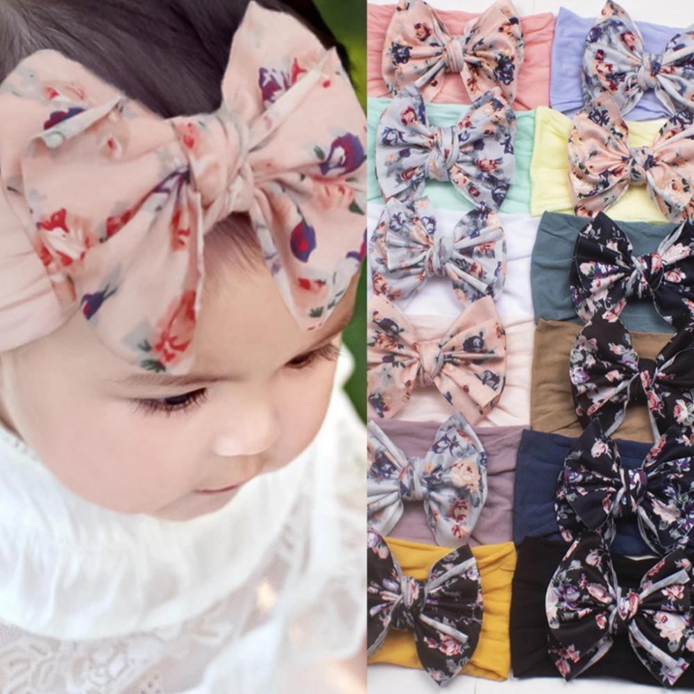 Children's Bow Nylon Hair Band