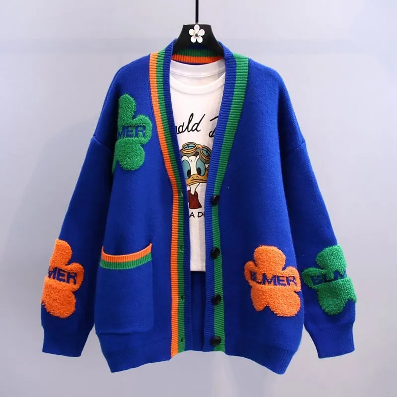 Coat Women's Western Style Knitted Cardigan