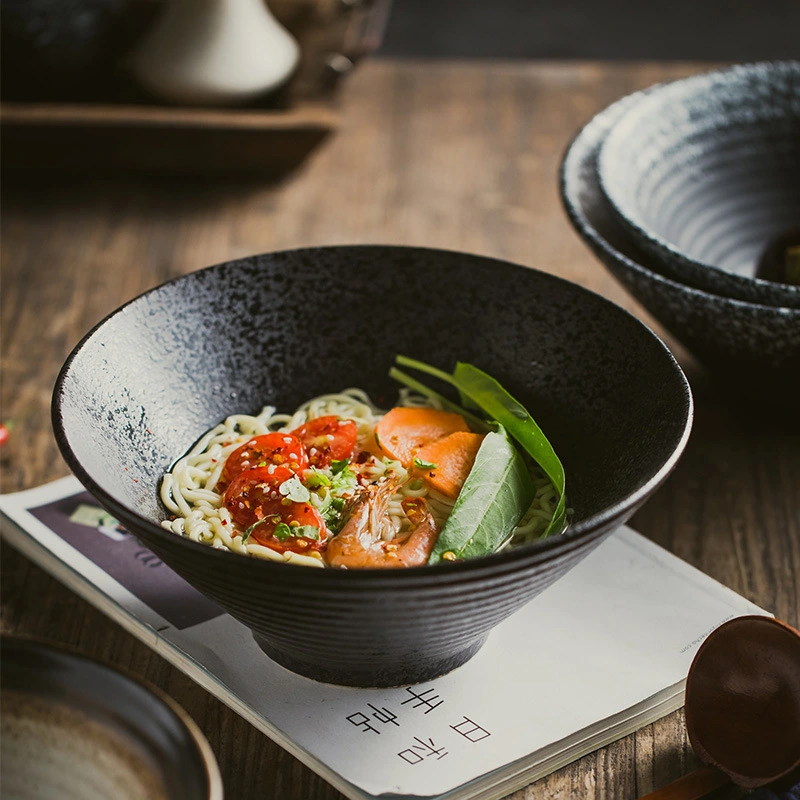 Hefeng Thread Ceramic Lamian Noodles Bowl