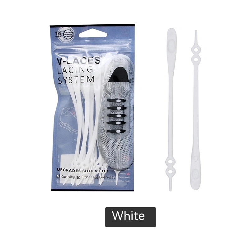 Double-hole Round Head Shoelace For Lazy People Tie-free