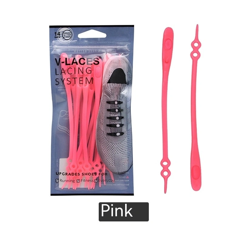 Double-hole Round Head Shoelace For Lazy People Tie-free