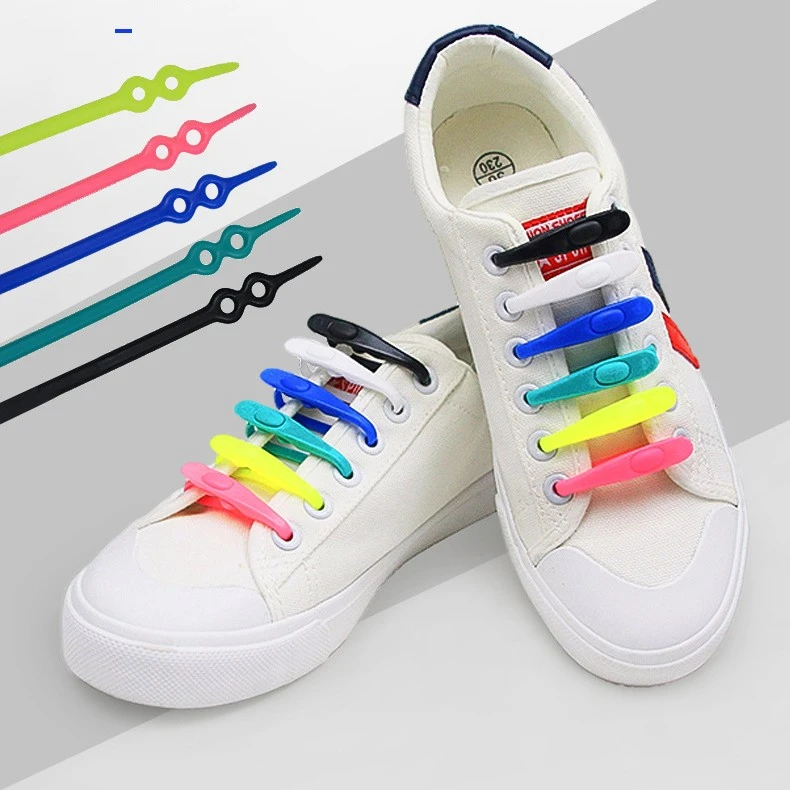Double-hole Round Head Shoelace For Lazy People Tie-free