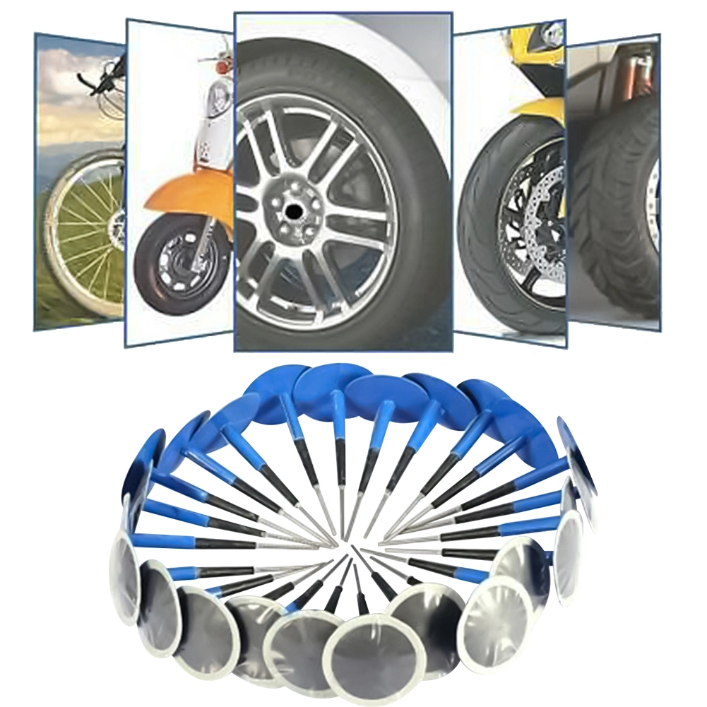 24Pcs Universal Rubber Car Tire Tyre Puncture Mushroom Plug Patches Repair Tool