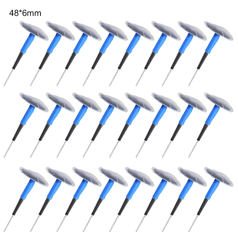 24Pcs Universal Rubber Car Tire Tyre Puncture Mushroom Plug Patches Repair Tool