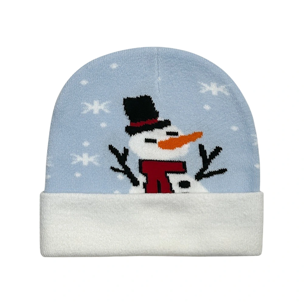 Christmas Beanies for Adults Winter Warm Cartoon Print Skull Caps