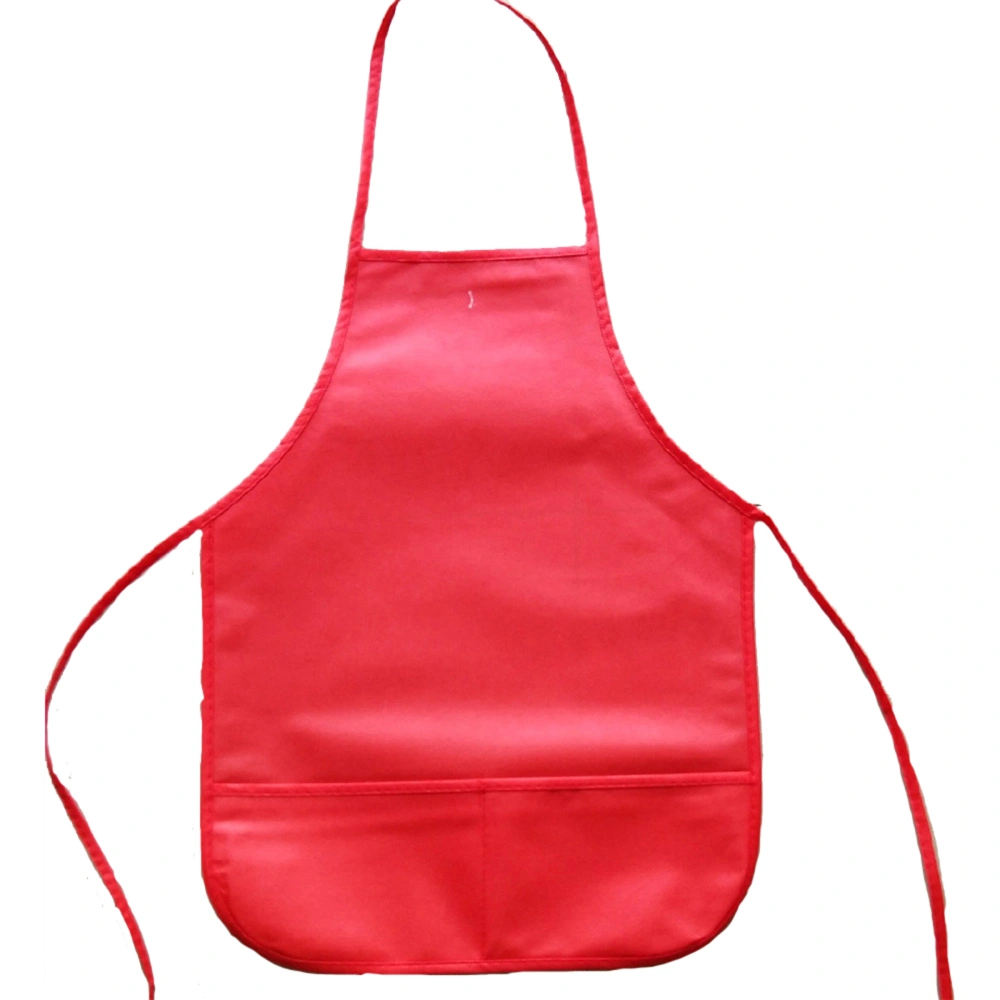 Kids Adult Non-woven Fabric Apron for Cooking Baking Painting