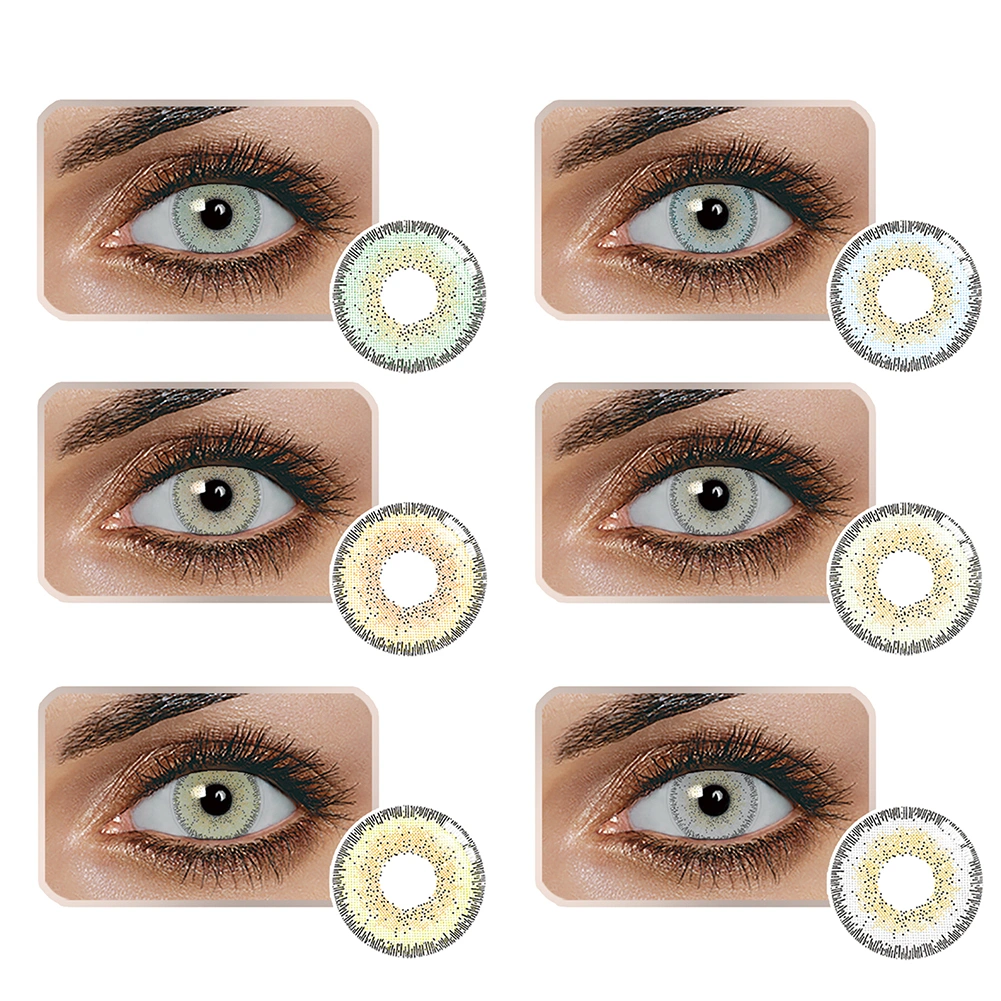 Colored Contacts Lenses Cosmetic Cosplay Party Night Club Makeup Eye Circle Lens