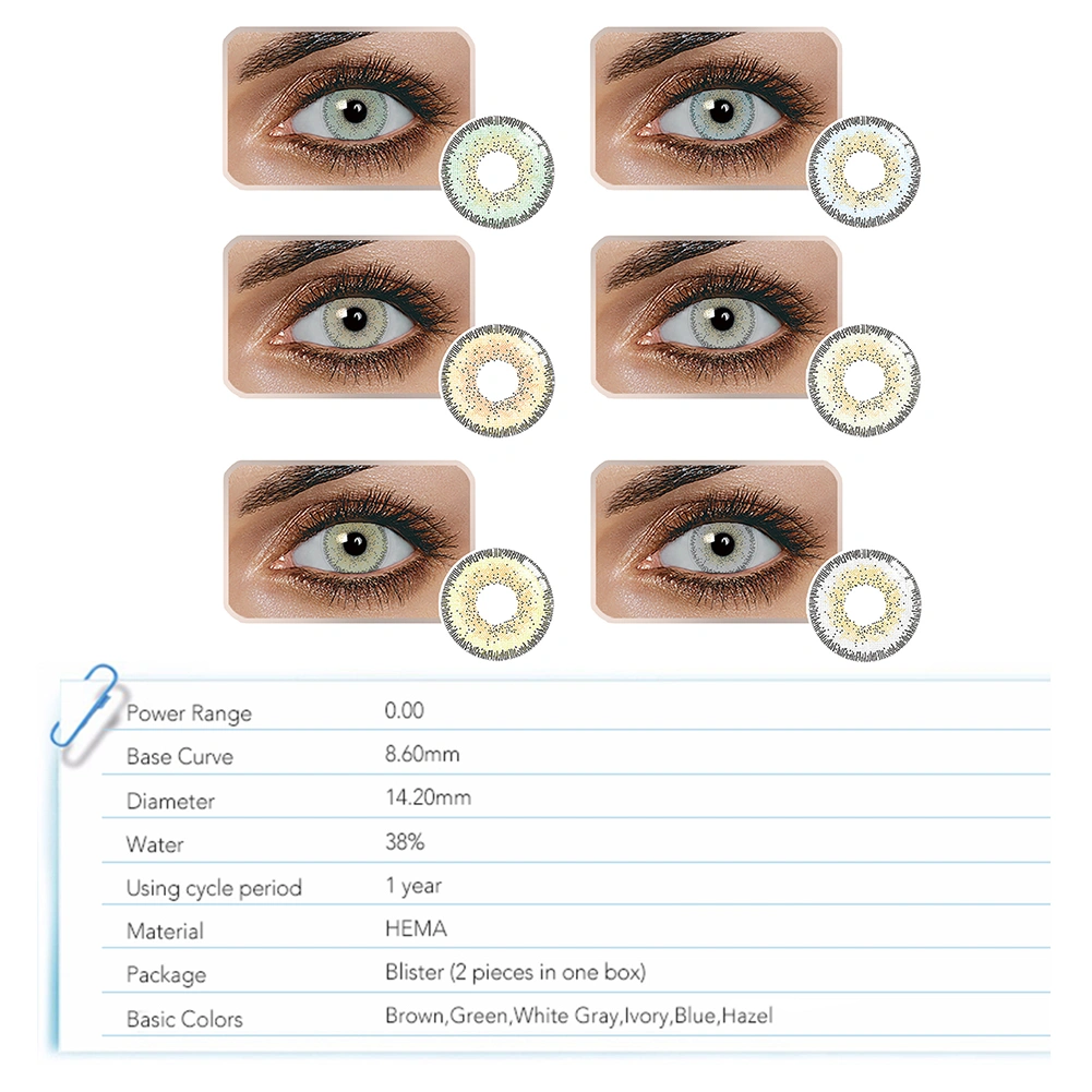 Colored Contacts Lenses Cosmetic Cosplay Party Night Club Makeup Eye Circle Lens