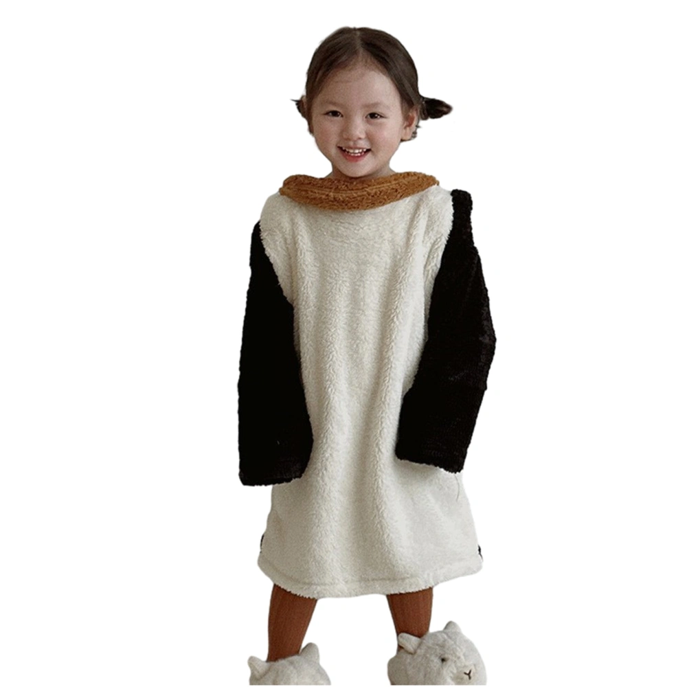 Hooded Blanket for Kids Christmas Penguin Costume Wearable Blanket