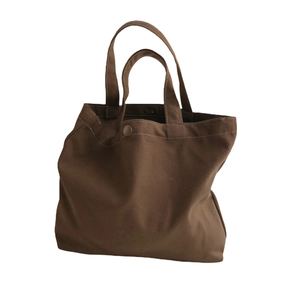 Women Canvas Bag, Solid Color Handbag Large Capacity Lightweight Tote