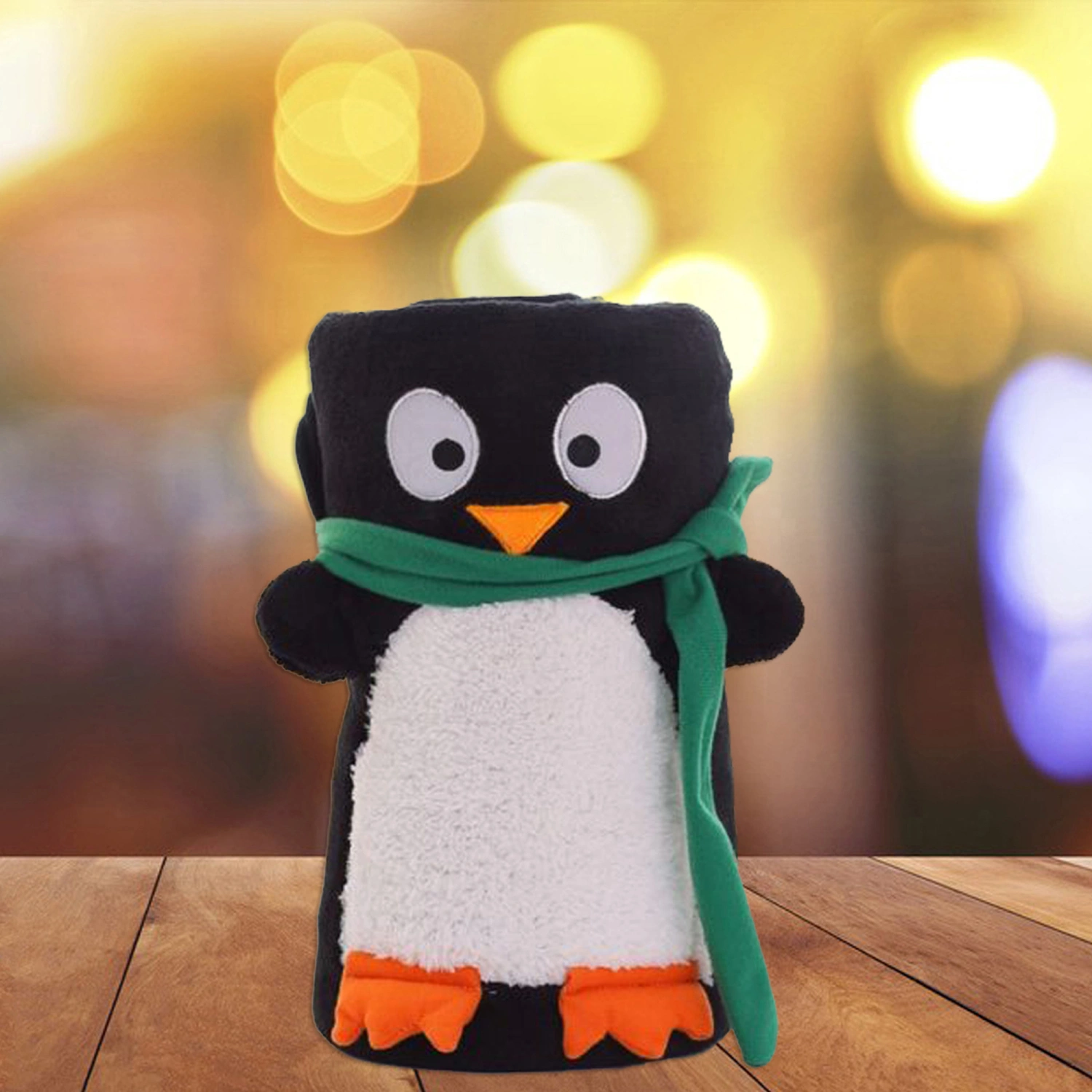 Christmas Throw Blankets Cute Santa Snowman Penguin Stuffed Animals