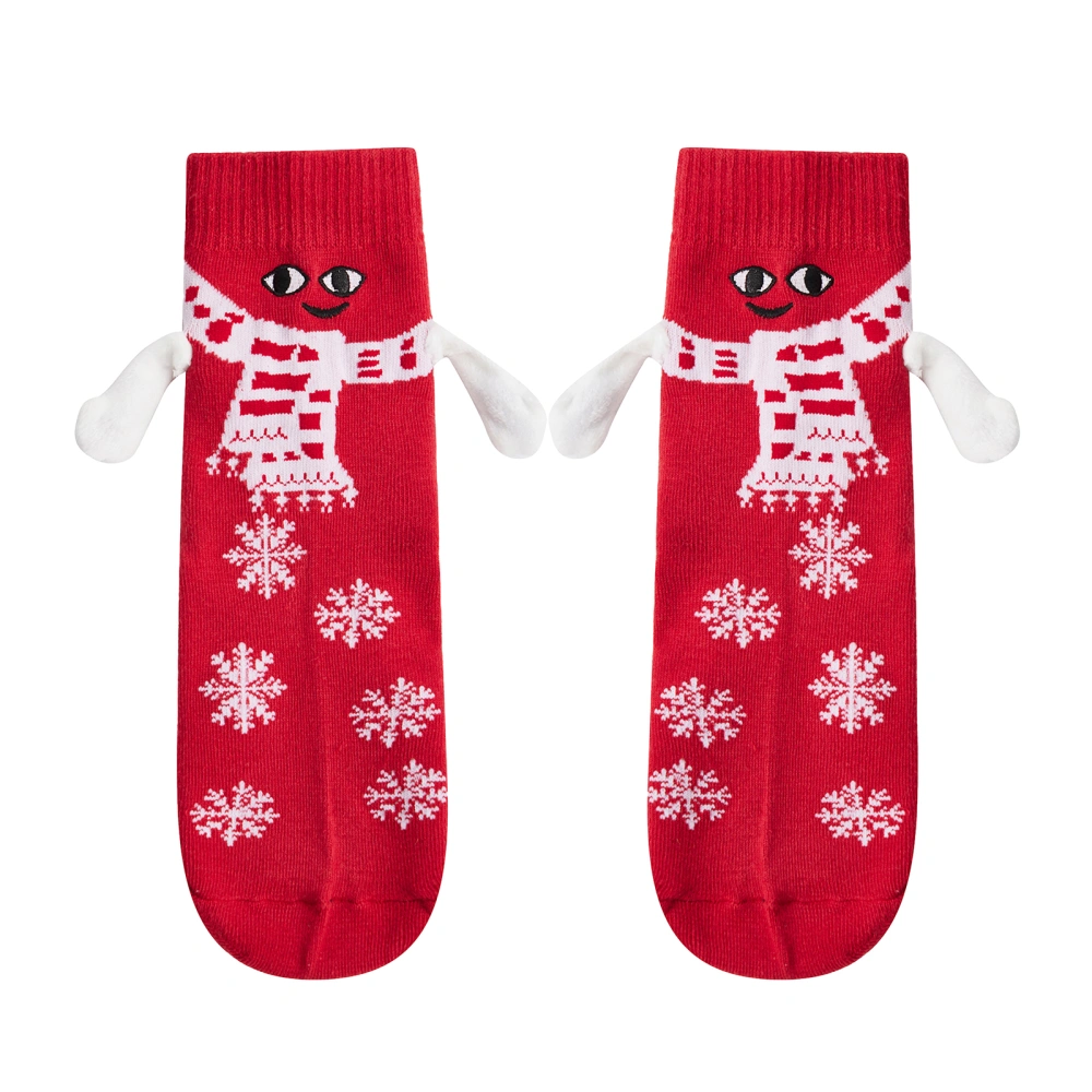 Magnetic Hand Holding Socks, Soft Cute Funny Christmas Ankle Socks