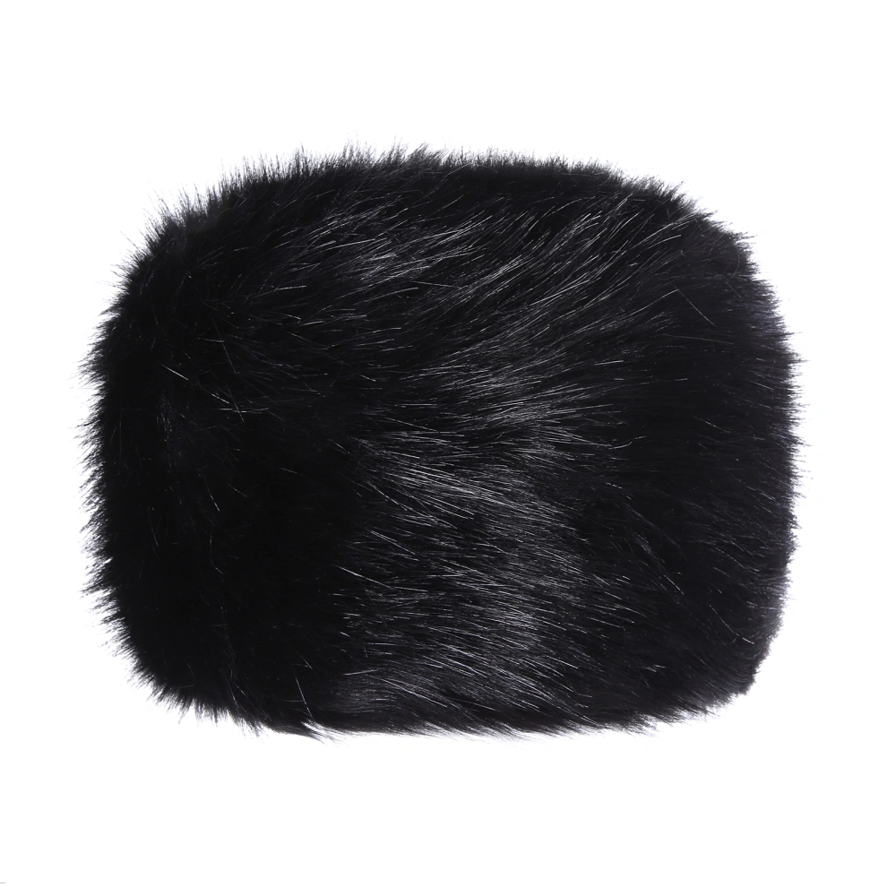 Women's Winter Faux Fur Hat Cossack Russian Fuzzy Fluffy Cap