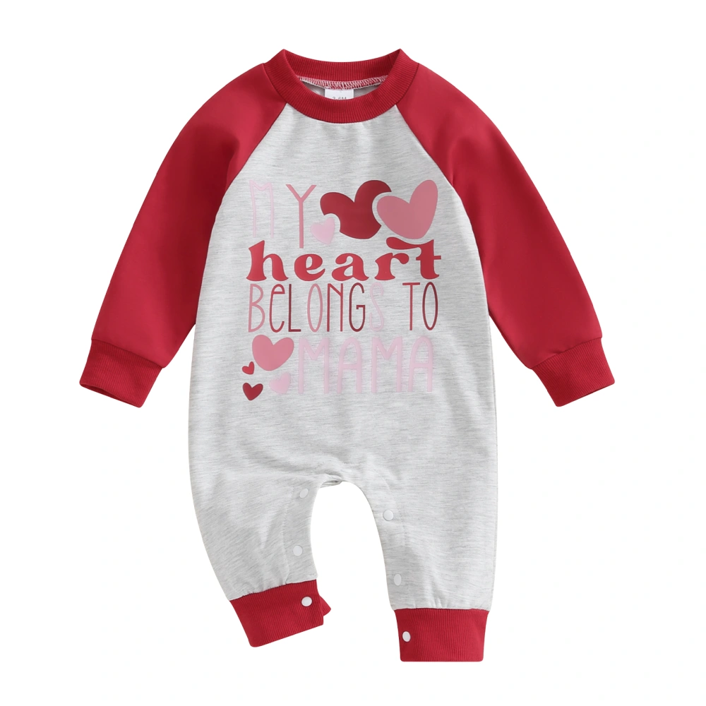 Baby Girls Boys Rompers Valentine's Day Clothes Bodysuits