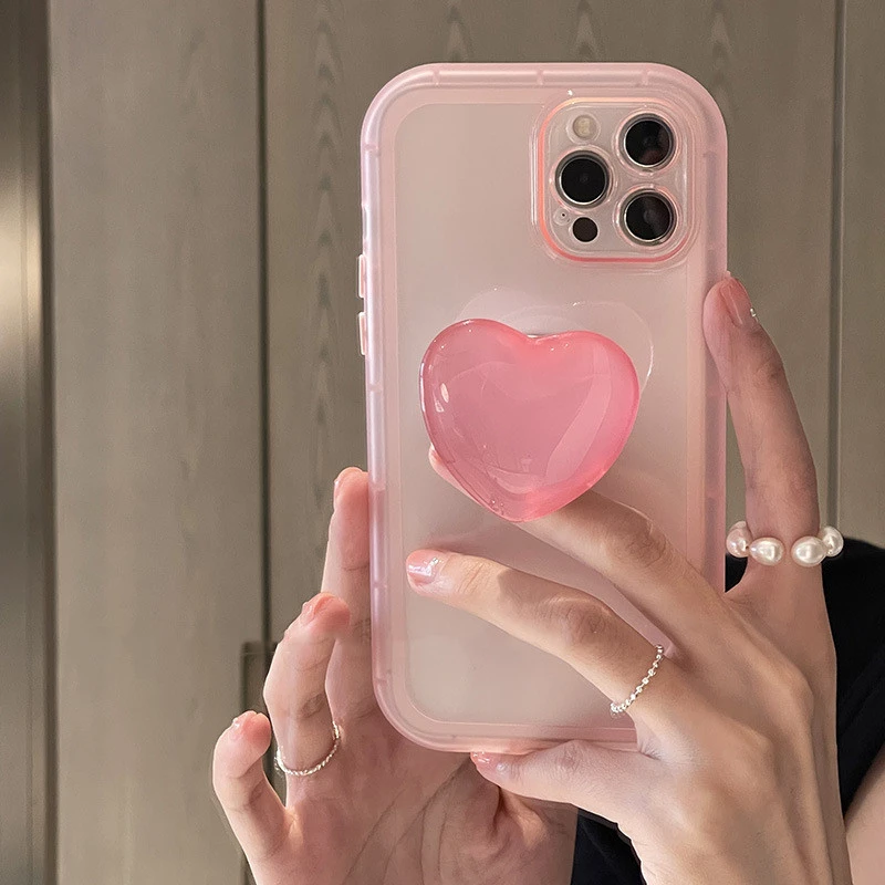 Fashion Love Bracket Phone Case