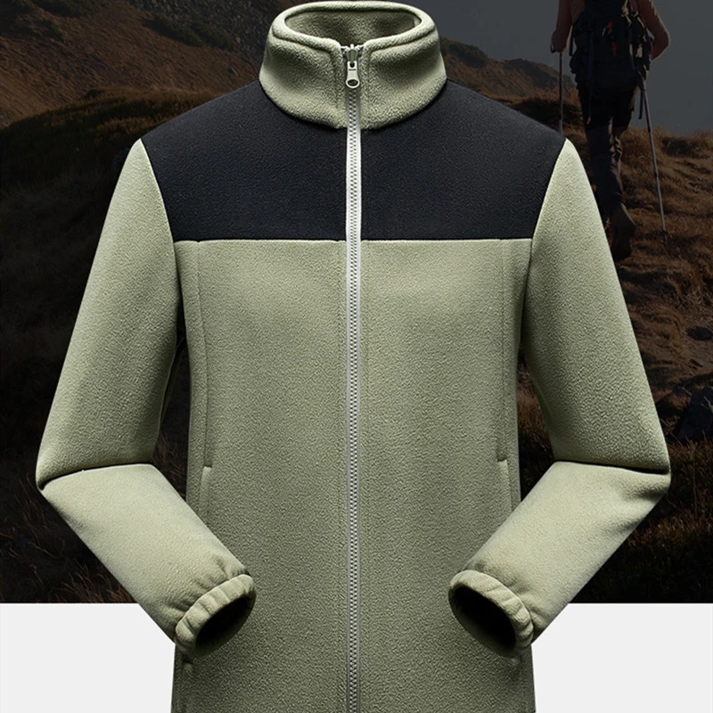 Jacket Men's And Women's Color Matching Warm