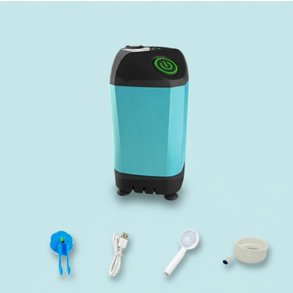 Shower for Camping, Electric Shower Pump Rechargeable Shower Pump 