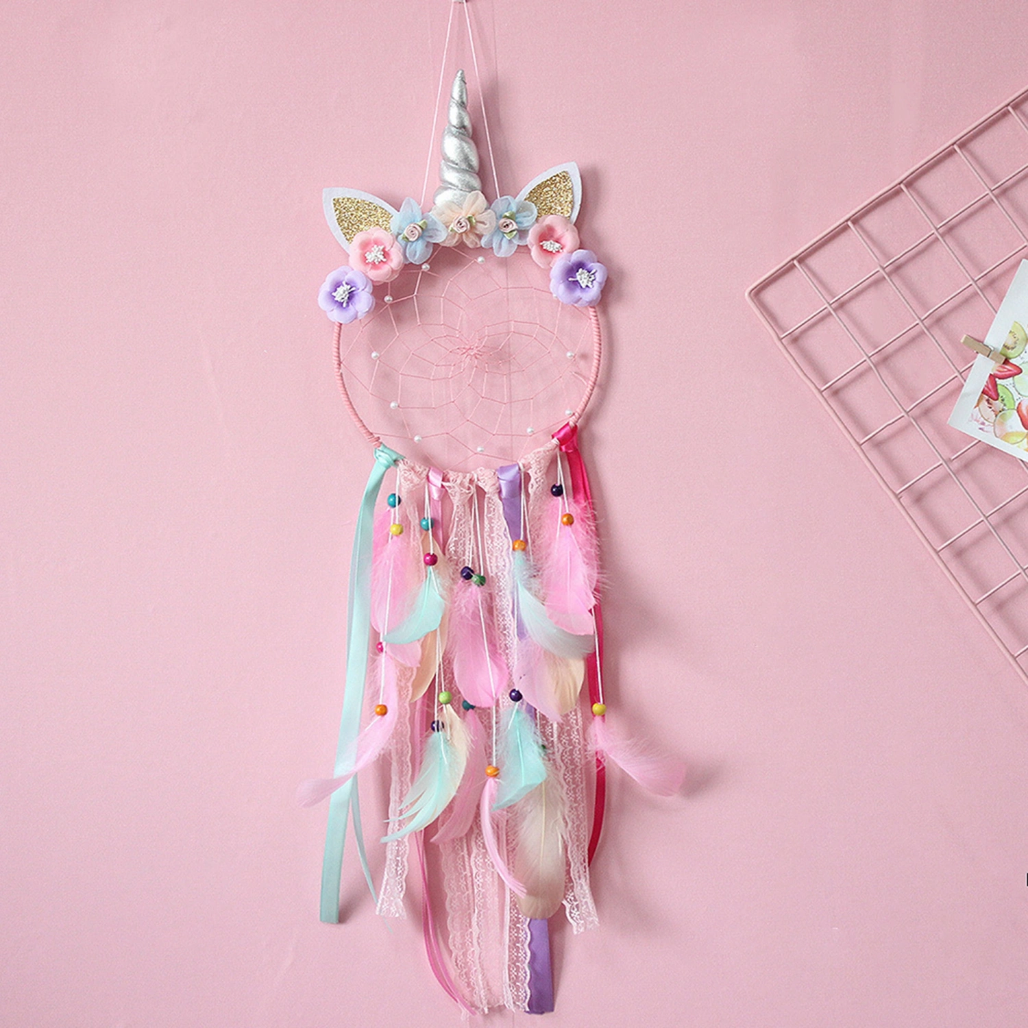 Unicorn Dream Catchers Colorful Dreamcatchers Wall Art Decoration